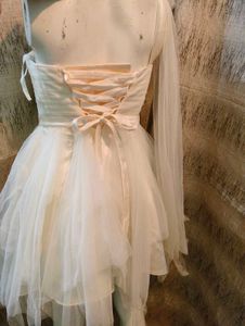 Elegant One-Shoulder Tulle Dress