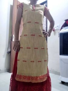 Beautiful Kurta With Skirt And Dupatta ❤️
