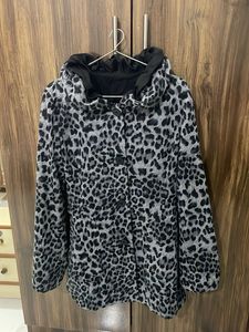 Woolen wear animal print jacket