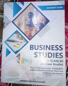 Business Studies Book For Class 11th Commerce