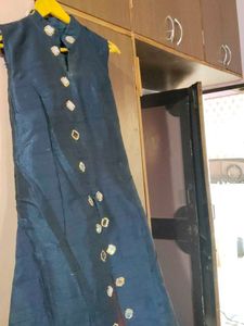 Stylish Navy Sleeveless Dress