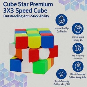Colorful 3x3 Speed Cube