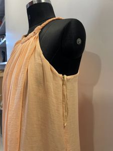 cowl coral small dress