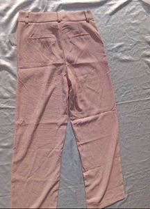 (Zara Copy) Pink crop Blazer jacket With Long Pant