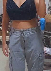 Cute Black Crop Top