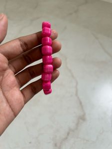 Pink Beaded Bracelet