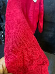 Red Pullover Sweater