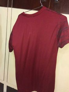 Red Patterned T-Shirt