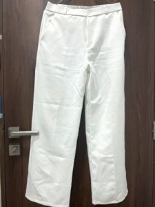 Straight White Pants Korean Style