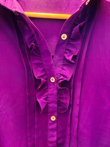 Elegant Purple Blouse