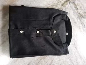 New Men&#39;s Black kurta