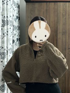 Brown Fleece Pullover