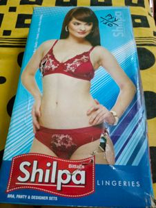 Burgundy Bra &amp; Panty Set