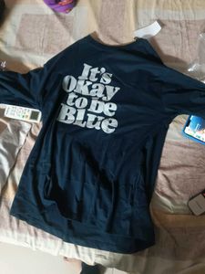 Glichez Typography Printed Relaxed Fit T- shirt