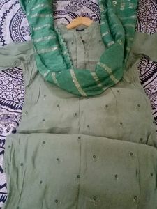 Beautiful Green Kurta Set