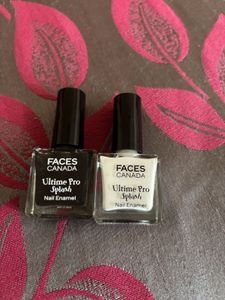 Black And White Mail Polish