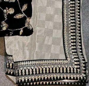 Elegant Saree with Designer Blouse