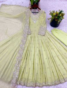 New Standard Beautiful Pakistani Gown Dress Inpote