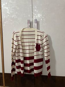 Striped Knit Cardigan