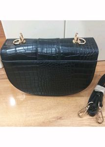 Brand New Crocodile Embossed Crossbody Bag.