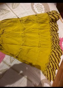 Elegant Printed Kurta with sharara