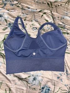 Purple Sparkly Sports Bra - Size Small
