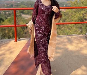 Pretty Brown Coloured Kurta