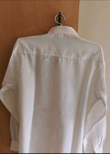 Oxonii White Shirt Full Sleeves Slim Fit Size L 40