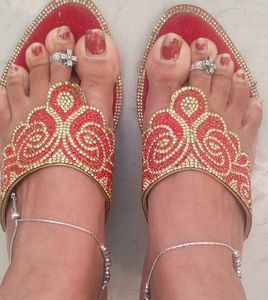 party wear Ethnic Embellished Flats