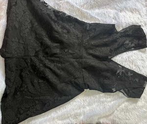 Black Lace Playsuit/ Jumpsuit