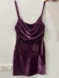 Velvet Mini Dress - Party Ready!