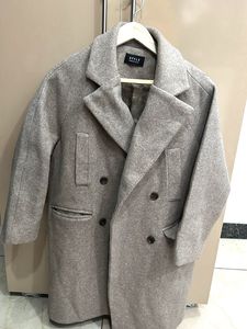 Elegant Wool Blend Overcoat
