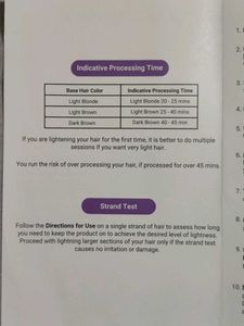 Hair Lightening Kit