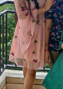 Pink Floral Dress