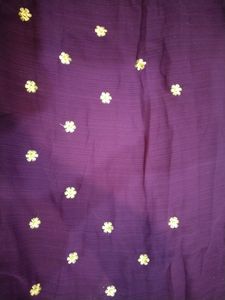 Embroidery Worked Saree
