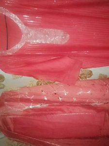 Pent Kameez Wita Mirror Dupatta
