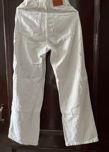 White Wide Leg Jeans