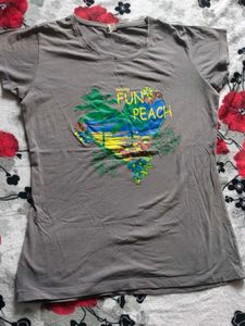 Fun Peach Graphic Tee
