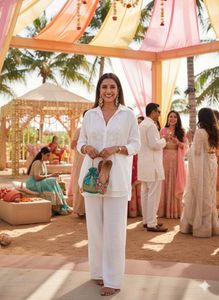 ☀️"The Santorini Breeze"🏝️Chic 4-in-1 Linen Set!