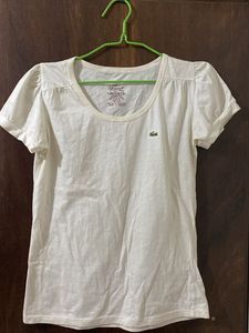 Lacoste White Tank Top