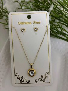 Petite Love drop Necklace & Earring Set