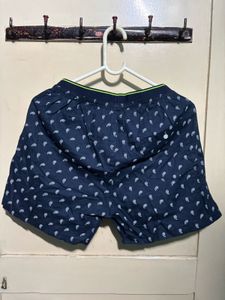 Driftwood Navy Printed Boxers (M, 70cm)