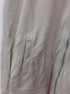 Beige Zip-Up Hoodie