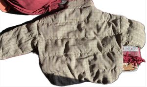 vintage Plaid Puffer Jacket