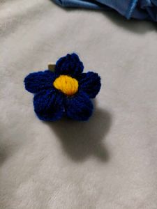 Blue Flower Hair Clip