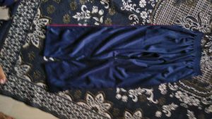 Blue Jacket with Red Stripes