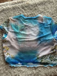 NUON Scenic Mesh Crop Top