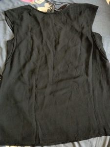 Mango Black UK Flag Top