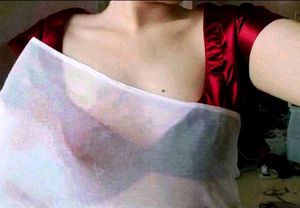 Satin Non Padded 1 Hook Deep Neck Blouse