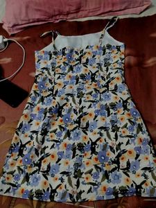 Floral Print Mini Dress